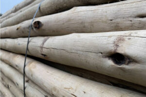 Wooden Eucalyptus Pole Set