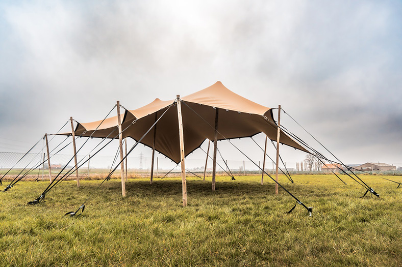 stretch tent with loops
