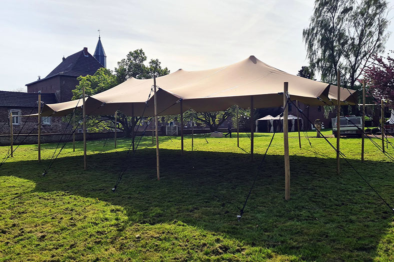 10m x 15m Hiflexx Stretch Tent Canvas with Clamps